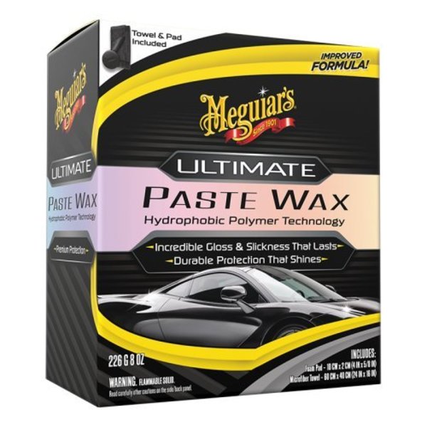 Meguiars Wax Paste Synthetic Formula, 8 Ounce Bottle G210608